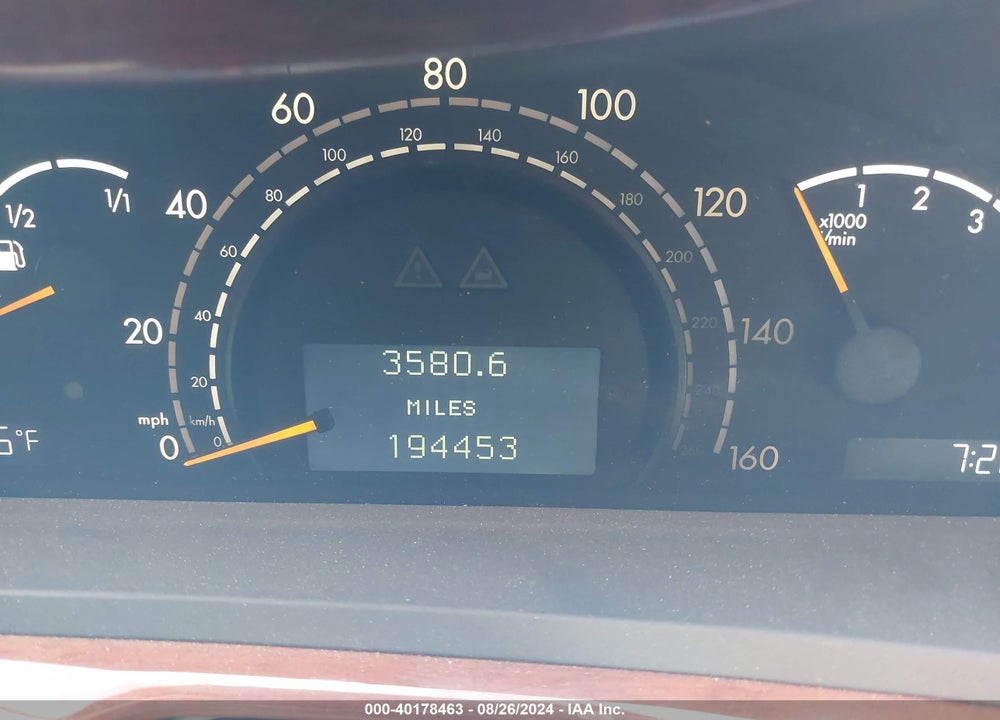 2005 MERCEDES-BENZ S 430 VIN: WDBNG70JX5A434574