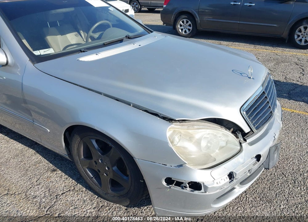 2005 MERCEDES-BENZ S 430 VIN: WDBNG70JX5A434574