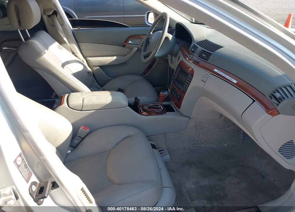 2005 MERCEDES-BENZ S 430 VIN: WDBNG70JX5A434574