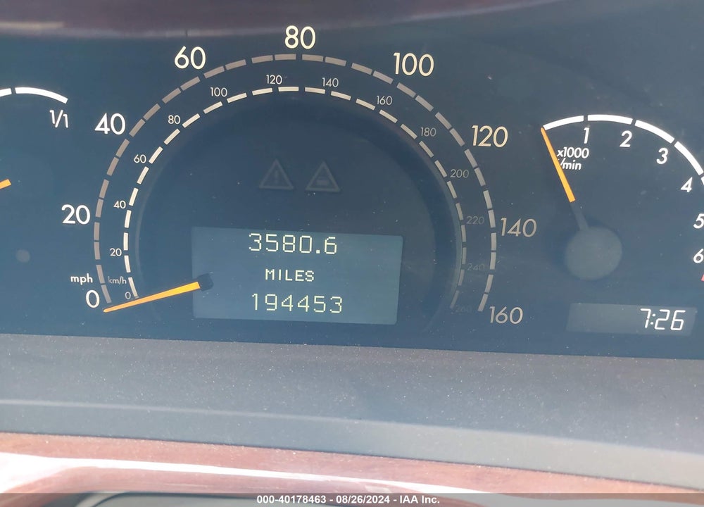 2005 MERCEDES-BENZ S 430 VIN: WDBNG70JX5A434574