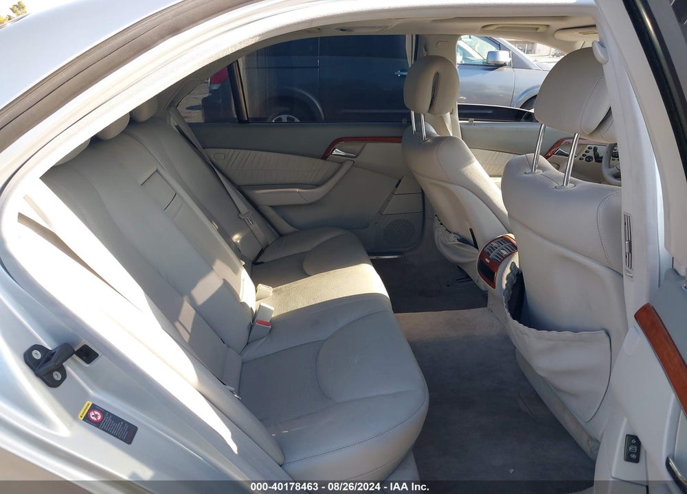 2005 MERCEDES-BENZ S 430 VIN: WDBNG70JX5A434574