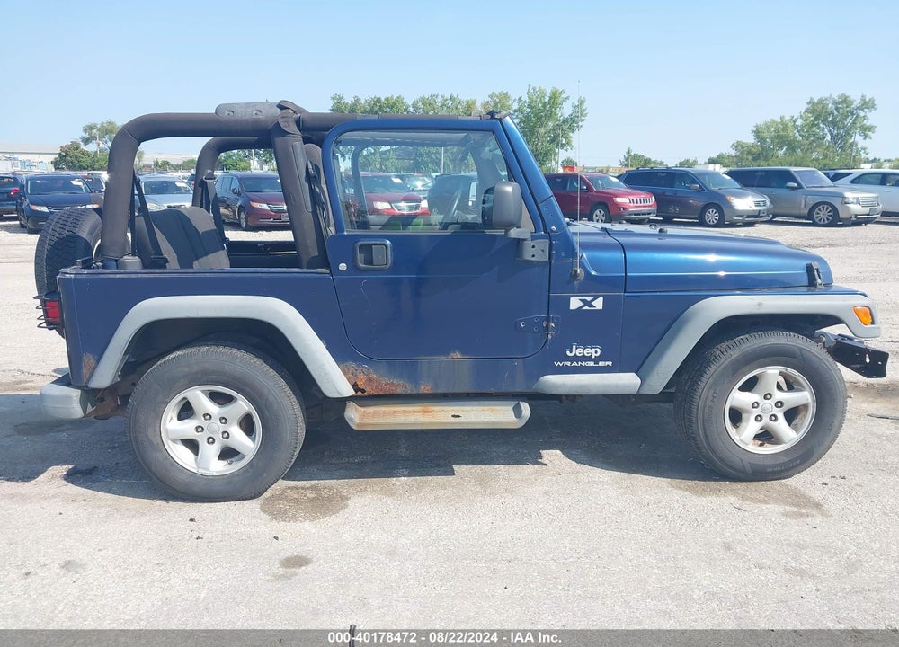 2004 JEEP WRANGLER X VIN: 1J4FA39S34P762761