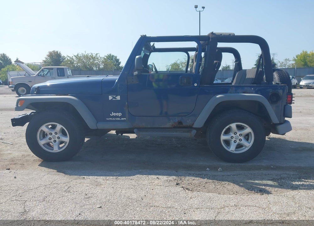 2004 JEEP WRANGLER X VIN: 1J4FA39S34P762761
