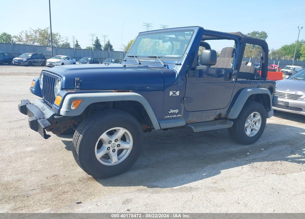 2004 JEEP WRANGLER X VIN: 1J4FA39S34P762761