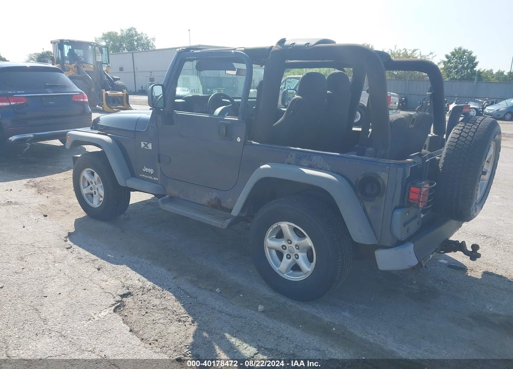 2004 JEEP WRANGLER X VIN: 1J4FA39S34P762761