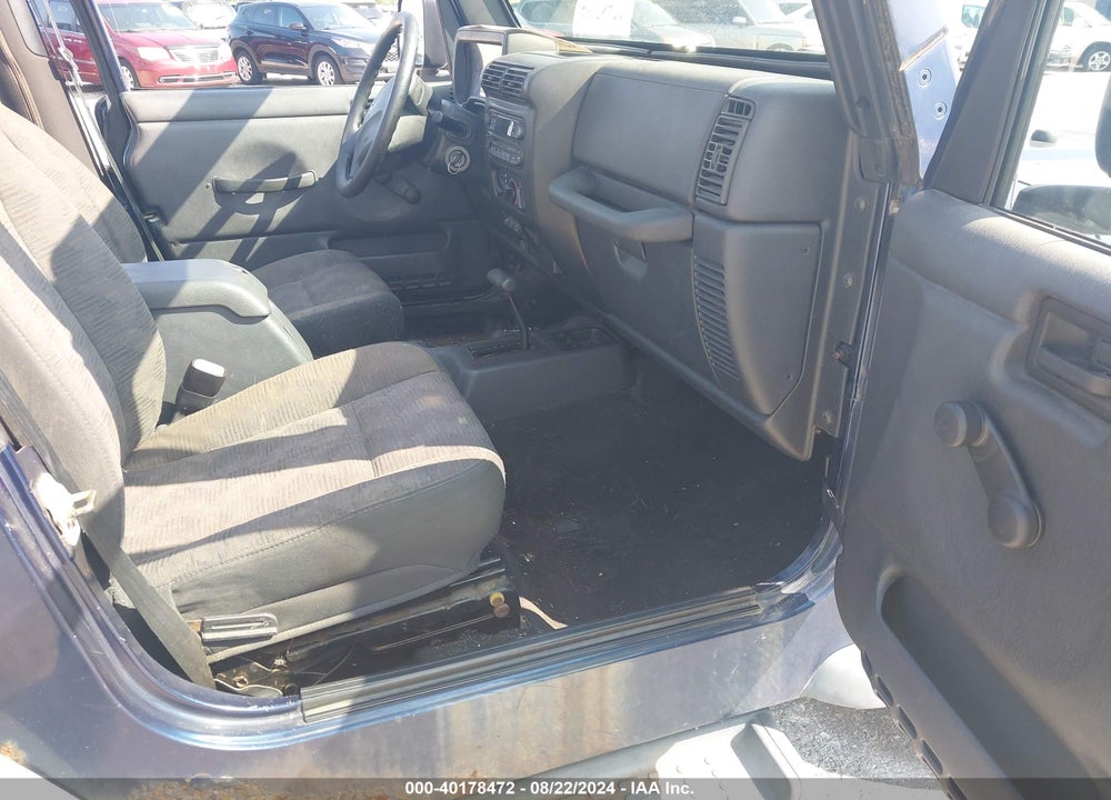 2004 JEEP WRANGLER X VIN: 1J4FA39S34P762761