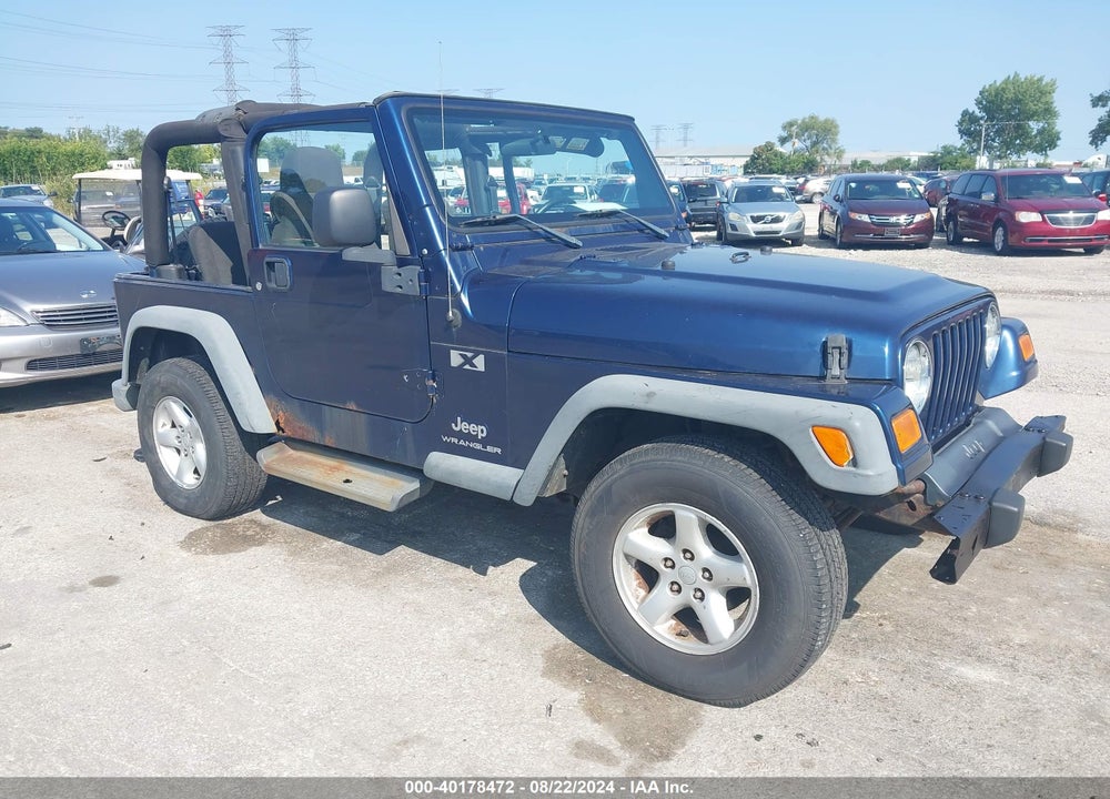2004 JEEP WRANGLER X VIN: 1J4FA39S34P762761