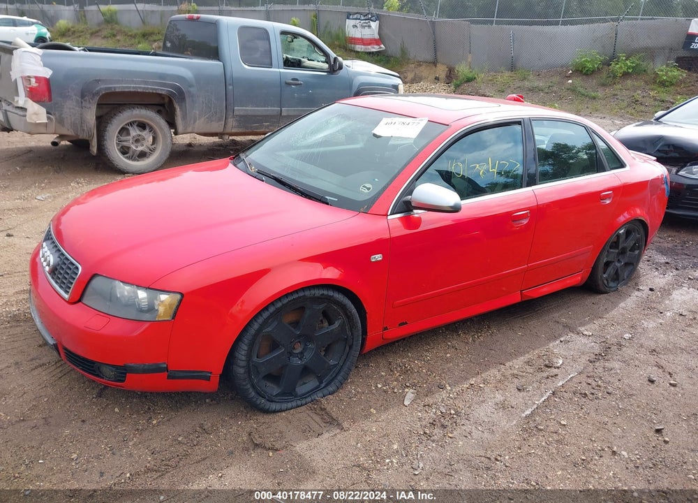 2004 AUDI S4 4.2 VIN: WAUPL68E74A271224