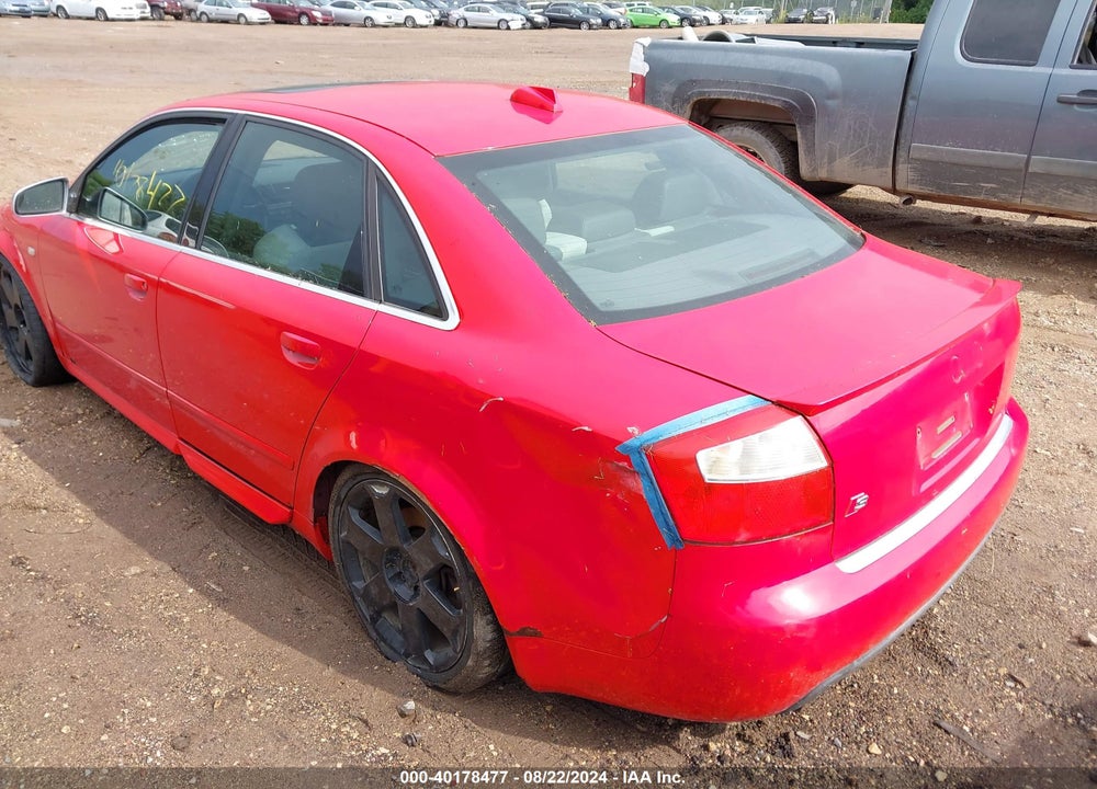 2004 AUDI S4 4.2 VIN: WAUPL68E74A271224