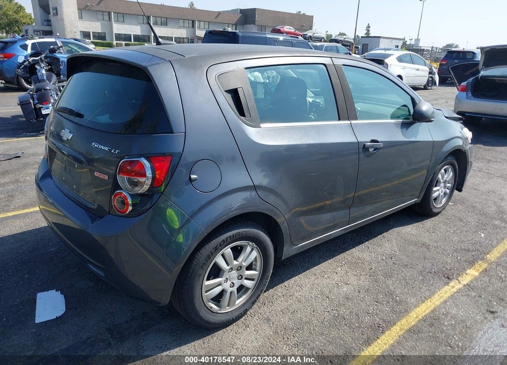 2013 CHEVROLET SONIC LT AUTO VIN: 1G1JC6SB3D4192521