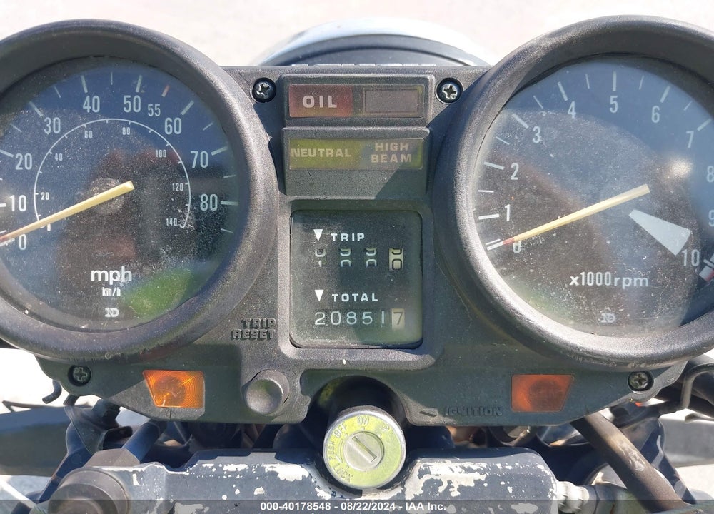 1981 HONDA CB750 F VIN: JH2RC0408BM206811