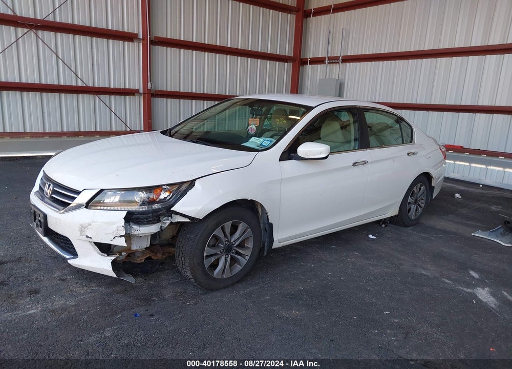 2013 HONDA ACCORD LX VIN: 1HGCR2F32DA223500