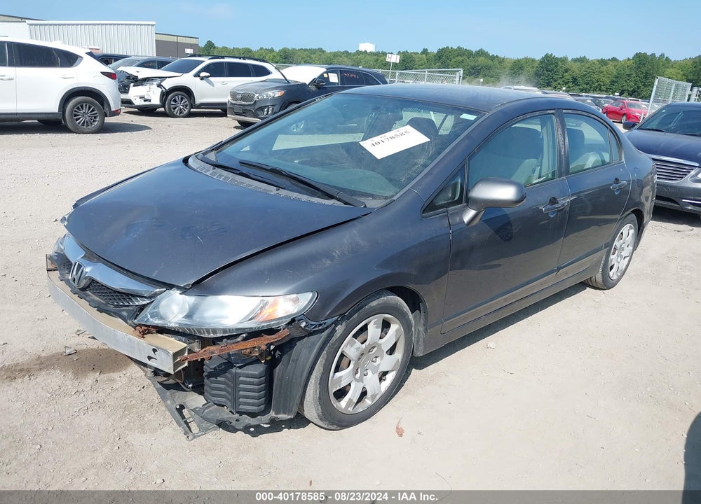 2010 HONDA CIVIC LX VIN: 2HGFA1F59AH321050