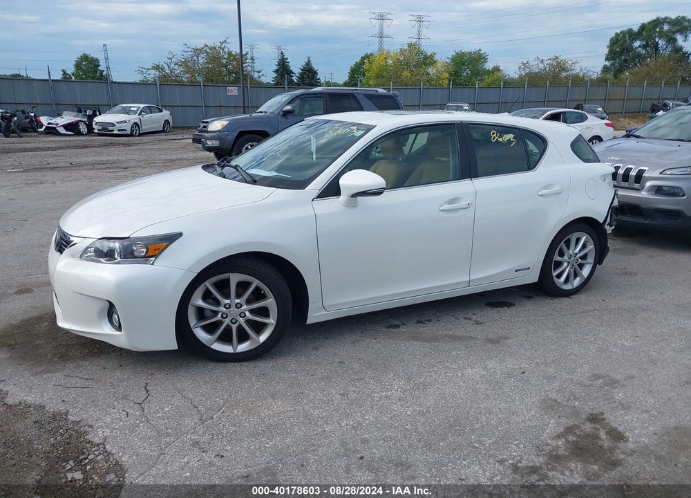2013 LEXUS CT 200H VIN: JTHKD5BH5D2154905