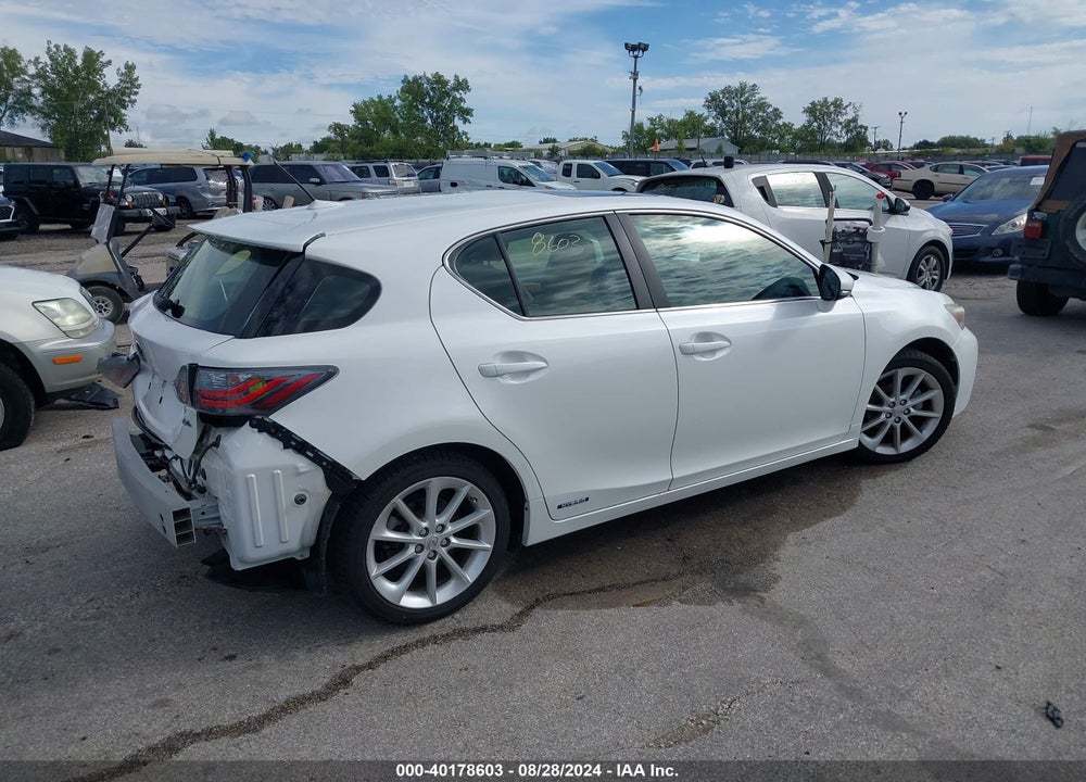 2013 LEXUS CT 200H VIN: JTHKD5BH5D2154905