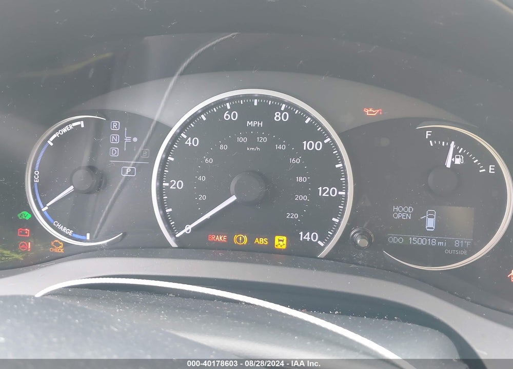 2013 LEXUS CT 200H VIN: JTHKD5BH5D2154905