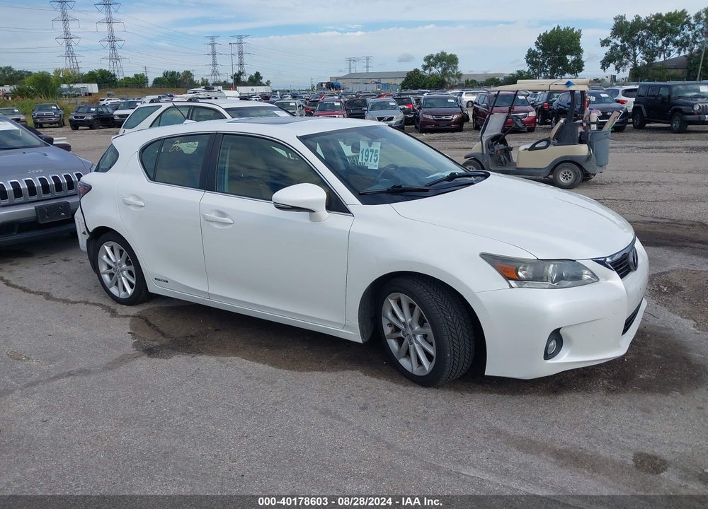 2013 LEXUS CT 200H VIN: JTHKD5BH5D2154905