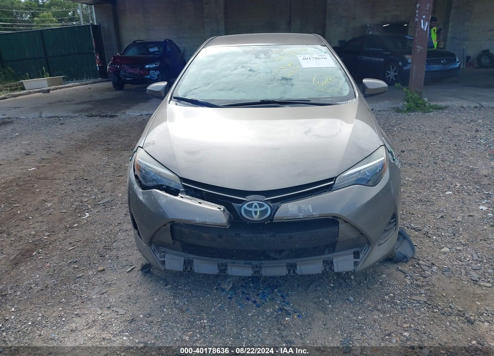 2017 TOYOTA COROLLA LE VIN: 5YFBURHE4HP668600