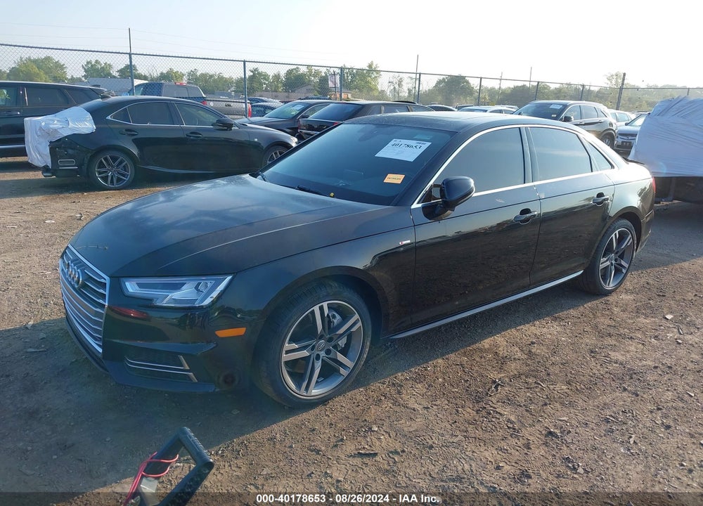 2018 AUDI A4 2.0T PREMIUM/2.0T TECH PREMIUM VIN: WAUENAF4XJN010995