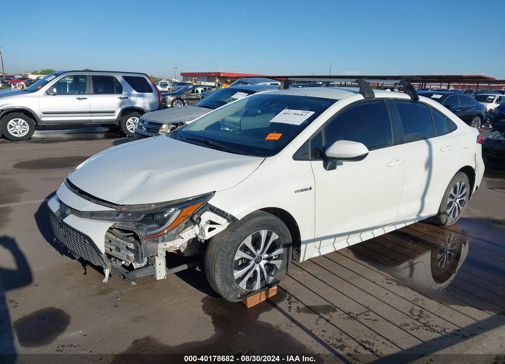 2021 TOYOTA COROLLA HYBRID LE VIN: JTDEAMDE1MJ017678