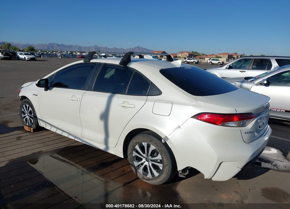 2021 TOYOTA COROLLA HYBRID LE VIN: JTDEAMDE1MJ017678