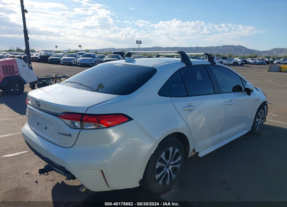 2021 TOYOTA COROLLA HYBRID LE VIN: JTDEAMDE1MJ017678