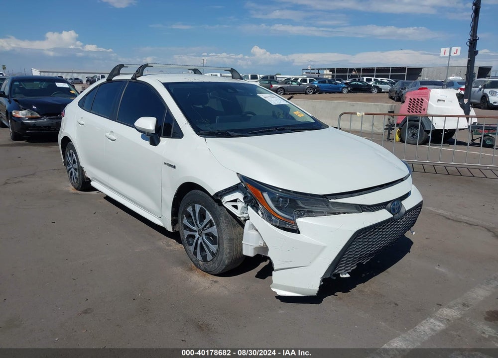 2021 TOYOTA COROLLA HYBRID LE VIN: JTDEAMDE1MJ017678