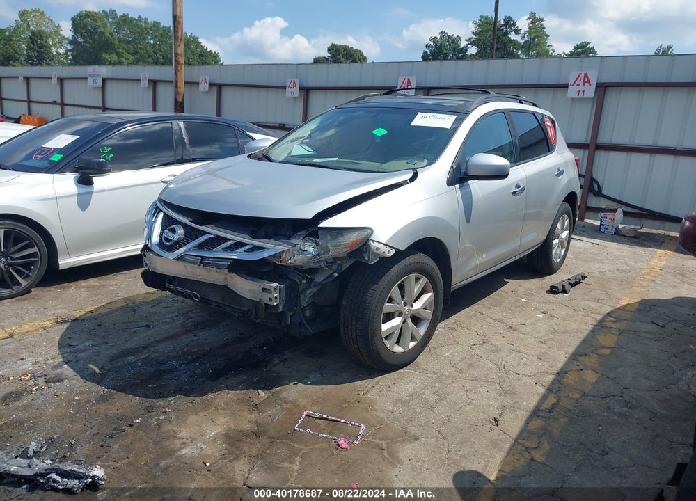 2011 NISSAN MURANO SV VIN: JN8AZ1MU2BW051761