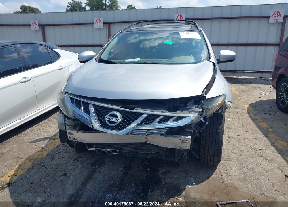 2011 NISSAN MURANO SV VIN: JN8AZ1MU2BW051761