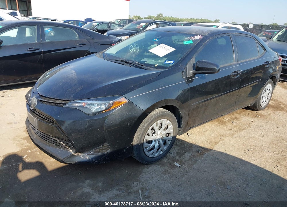2018 TOYOTA COROLLA LE VIN: 5YFBURHE0JP839574