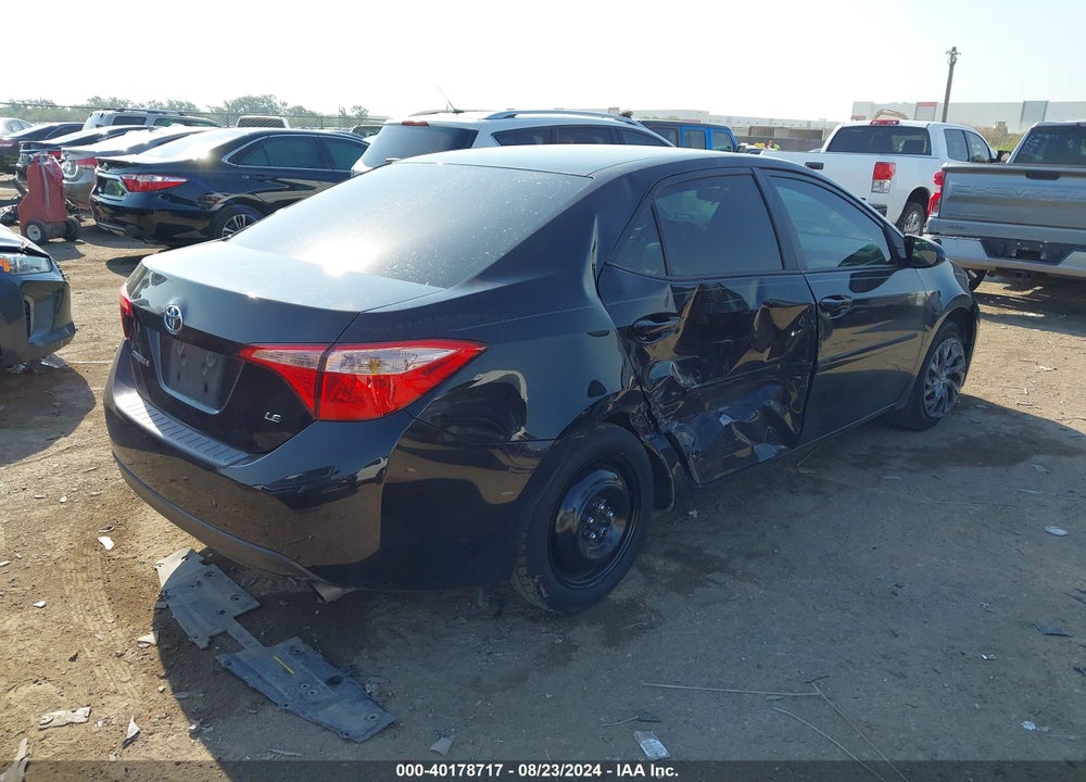 2018 TOYOTA COROLLA LE VIN: 5YFBURHE0JP839574