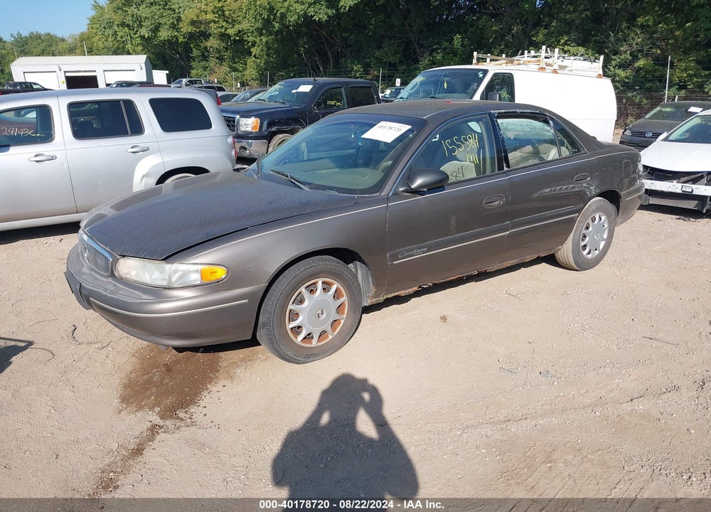 2002 BUICK CENTURY CUSTOM VIN: 2G4WS52J621249574