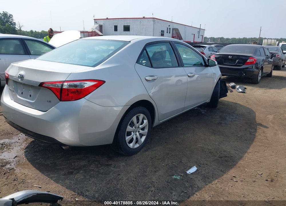 2014 TOYOTA COROLLA LE VIN: 2T1BURHE3EC163272