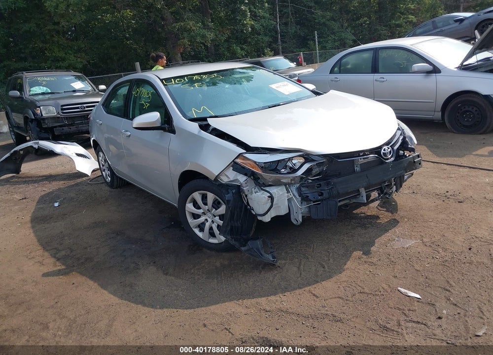 2014 TOYOTA COROLLA LE VIN: 2T1BURHE3EC163272