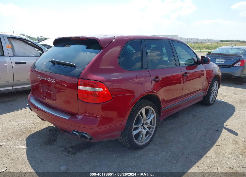 2008 PORSCHE CAYENNE GTS VIN: WP1AD29P28LA73805