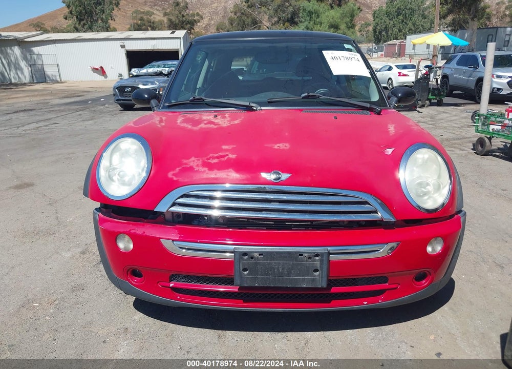 2006 MINI COOPER VIN: WMWRC33596TJ76167