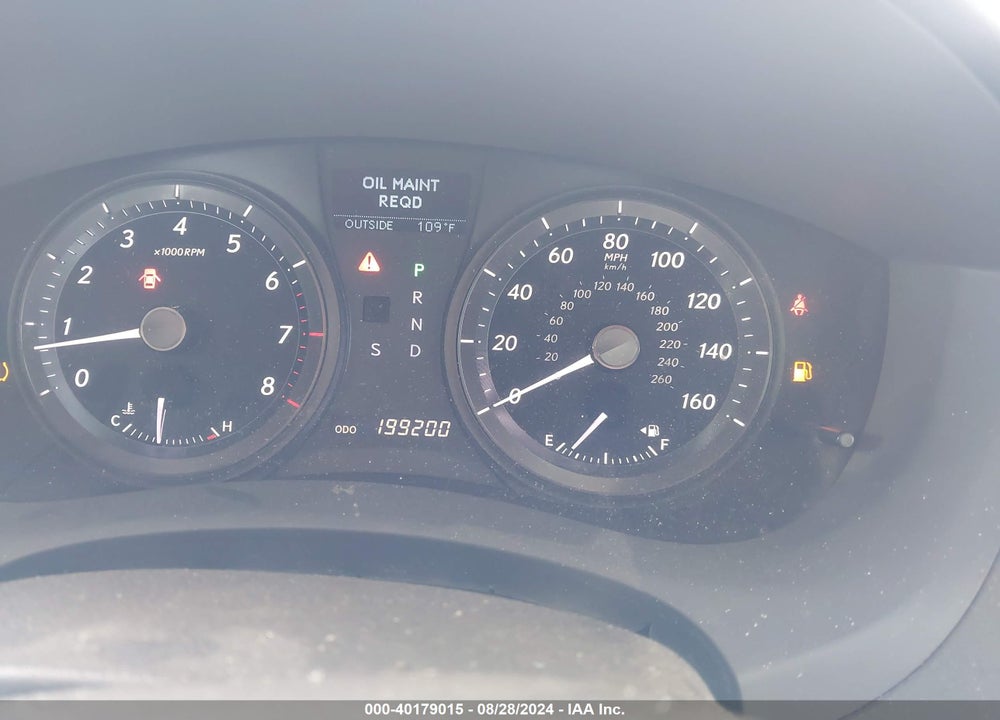2008 LEXUS ES 350 VIN: JTHBJ46G982202805