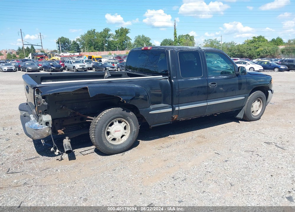1999 GMC SIERRA 1500 SLE VIN: 2GTEK19T6X1544908