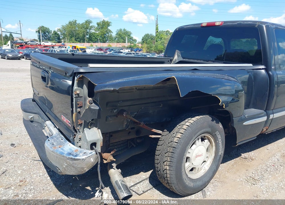 1999 GMC SIERRA 1500 SLE VIN: 2GTEK19T6X1544908