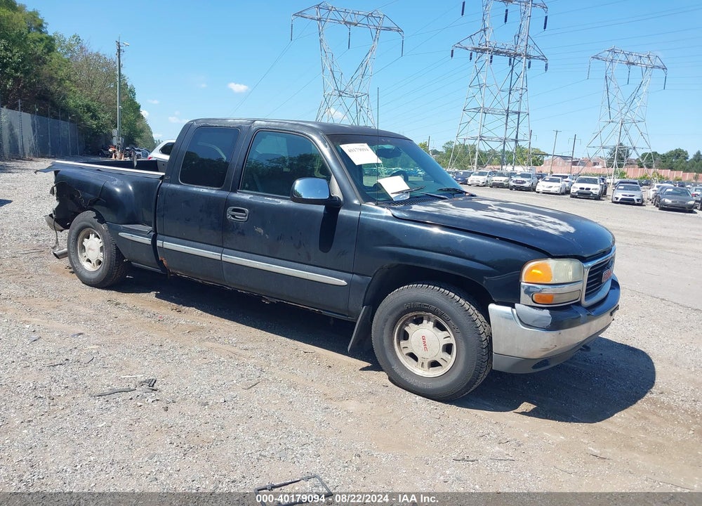 1999 GMC SIERRA 1500 SLE VIN: 2GTEK19T6X1544908