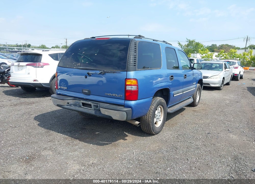 2003 CHEVROLET TAHOE LS VIN: 1GNEK13V93J324406