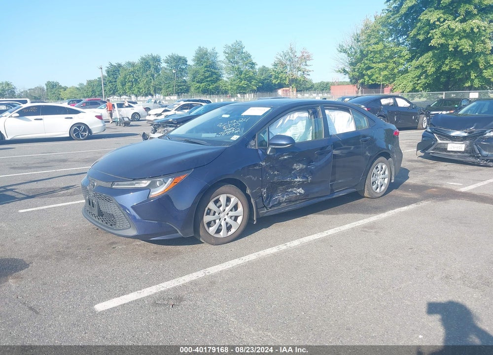 2021 TOYOTA COROLLA LE VIN: JTDEPMAE4MJ176892