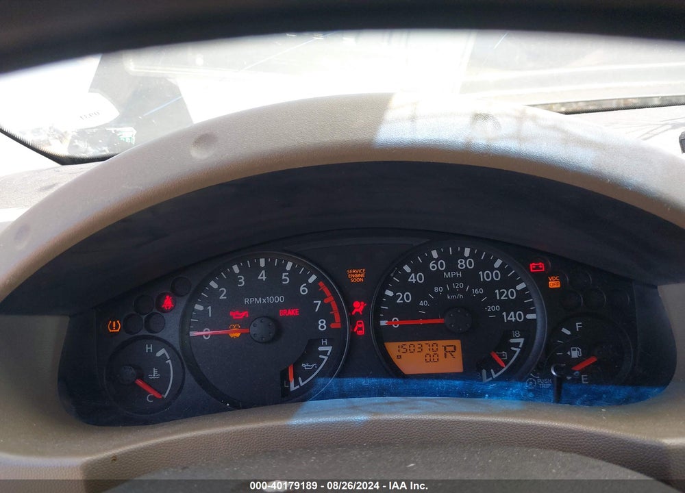 2008 NISSAN XTERRA S VIN: 5N1AN08U68C516852