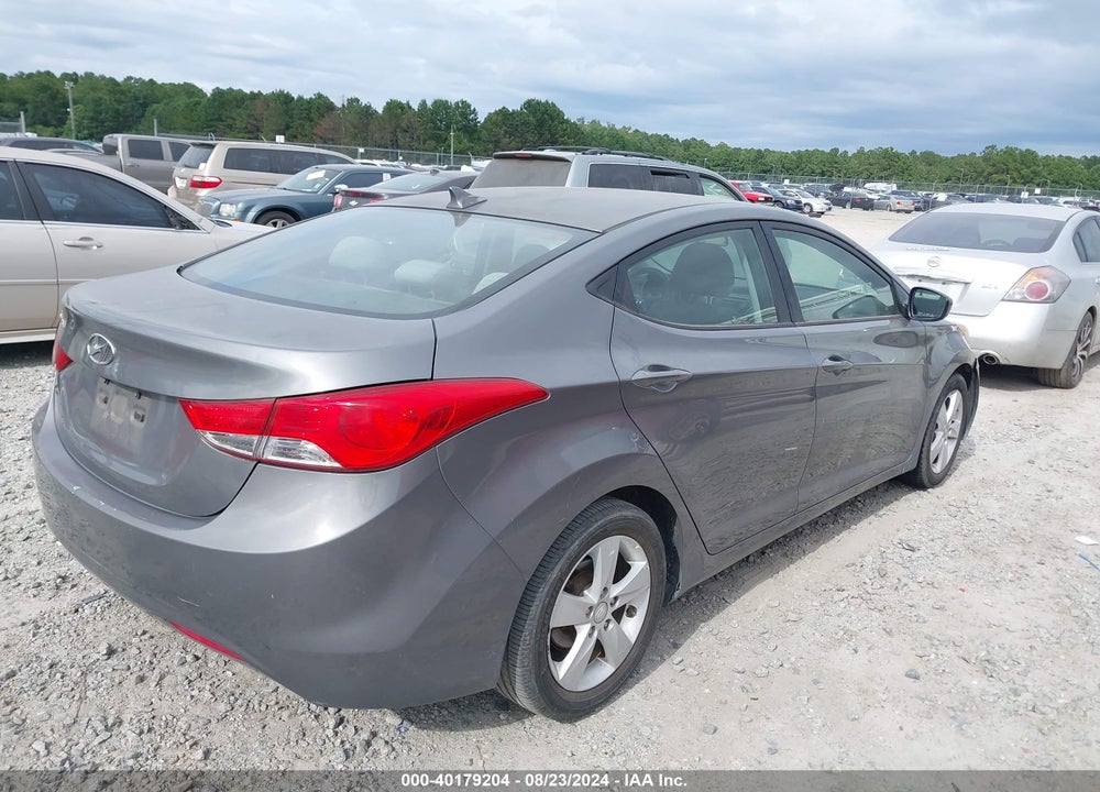 2013 HYUNDAI ELANTRA GLS VIN: 5NPDH4AE4DH358559