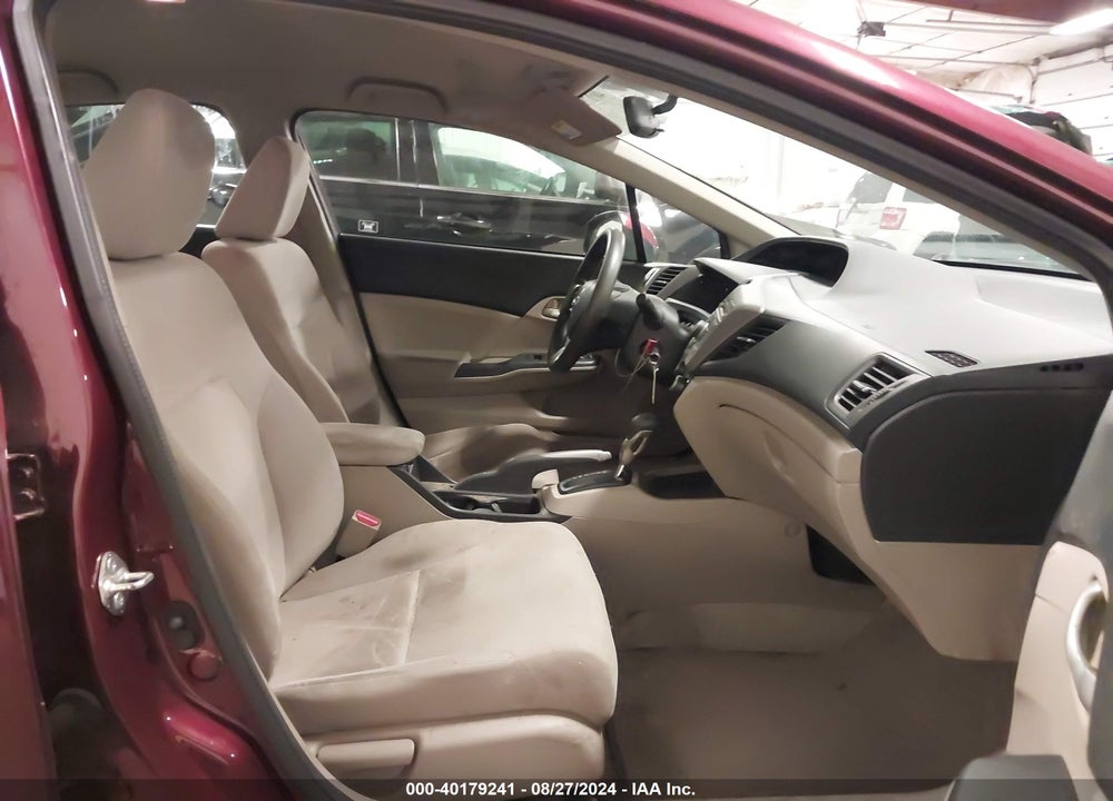 2012 HONDA CIVIC LX VIN: 19XFB2F51CE091147