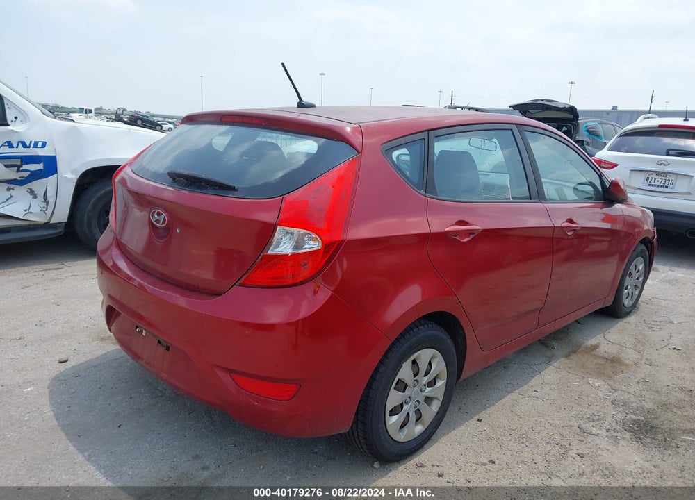 2017 HYUNDAI ACCENT SE VIN: KMHCT5AE4HU363395