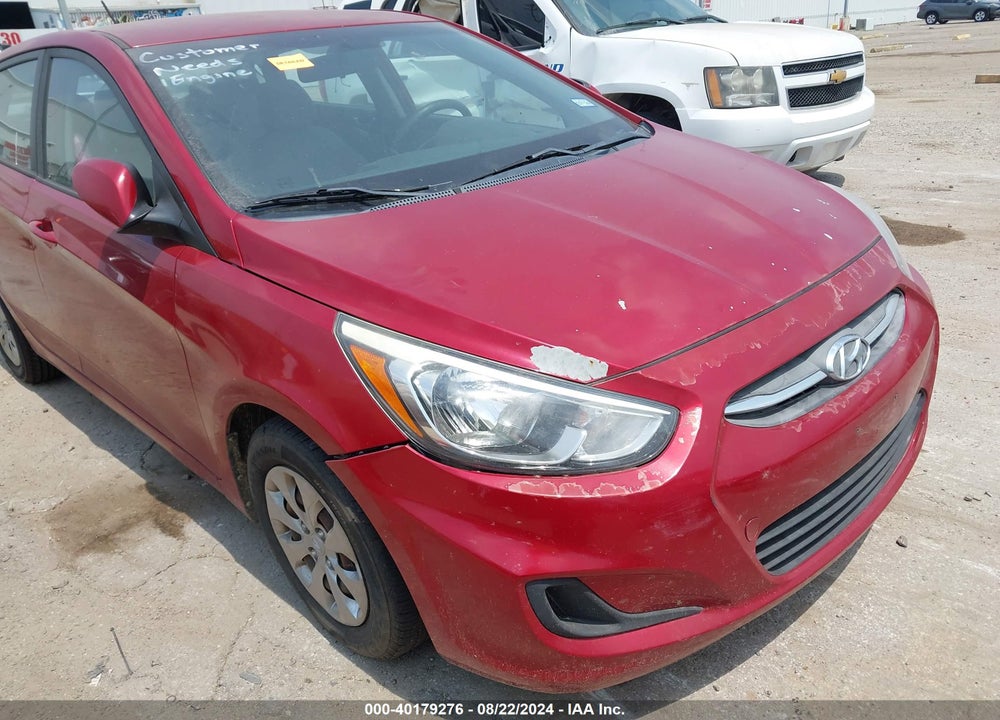 2017 HYUNDAI ACCENT SE VIN: KMHCT5AE4HU363395