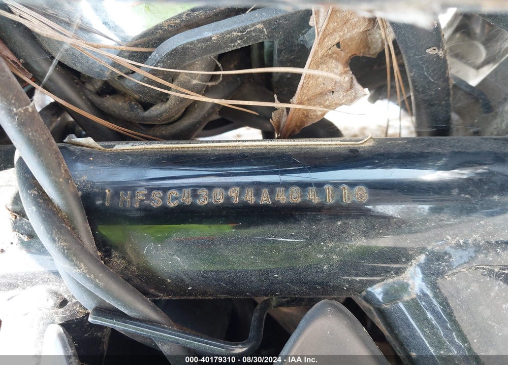 2004 HONDA VT1100 C2 VIN: 1HFSC43094A404116