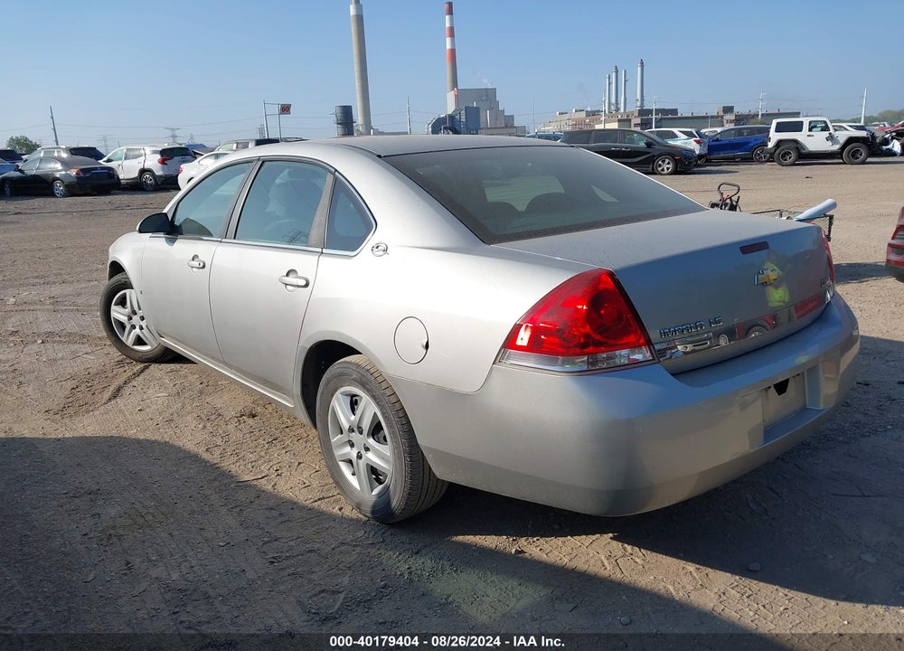 2008 CHEVROLET IMPALA LS VIN: 2G1WB55K981300947