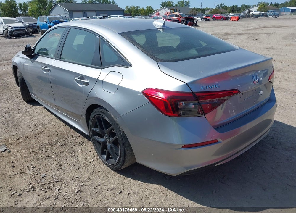 2022 HONDA CIVIC SPORT VIN: 2HGFE2F52NH578647